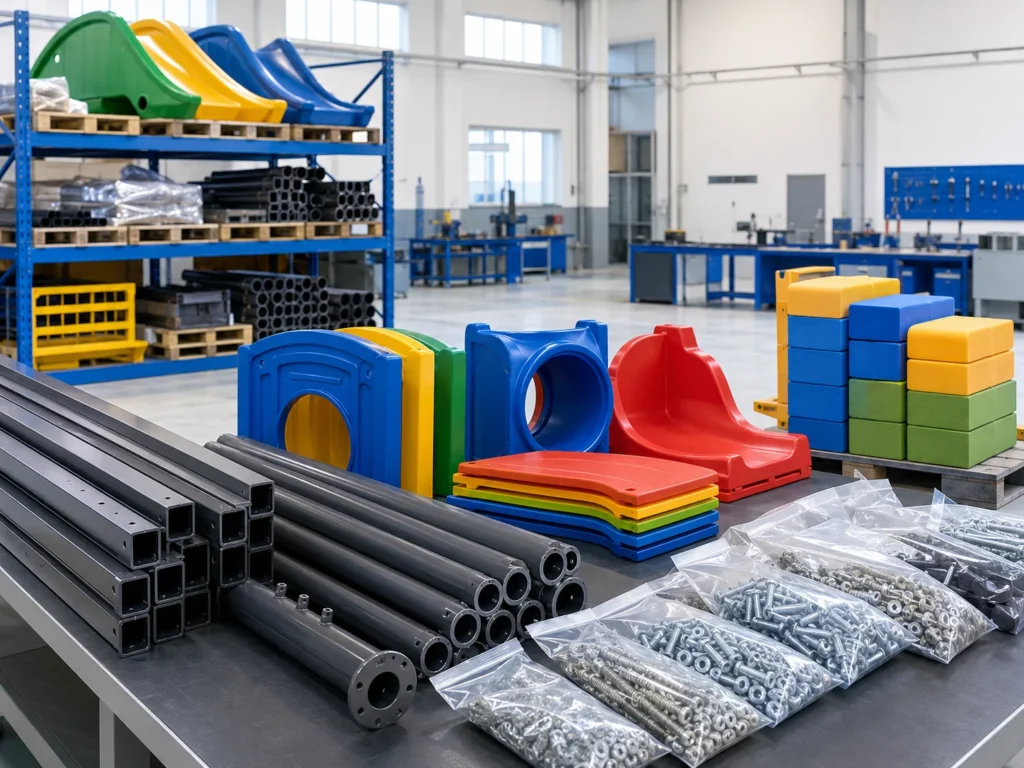 Playground material preparation workshop