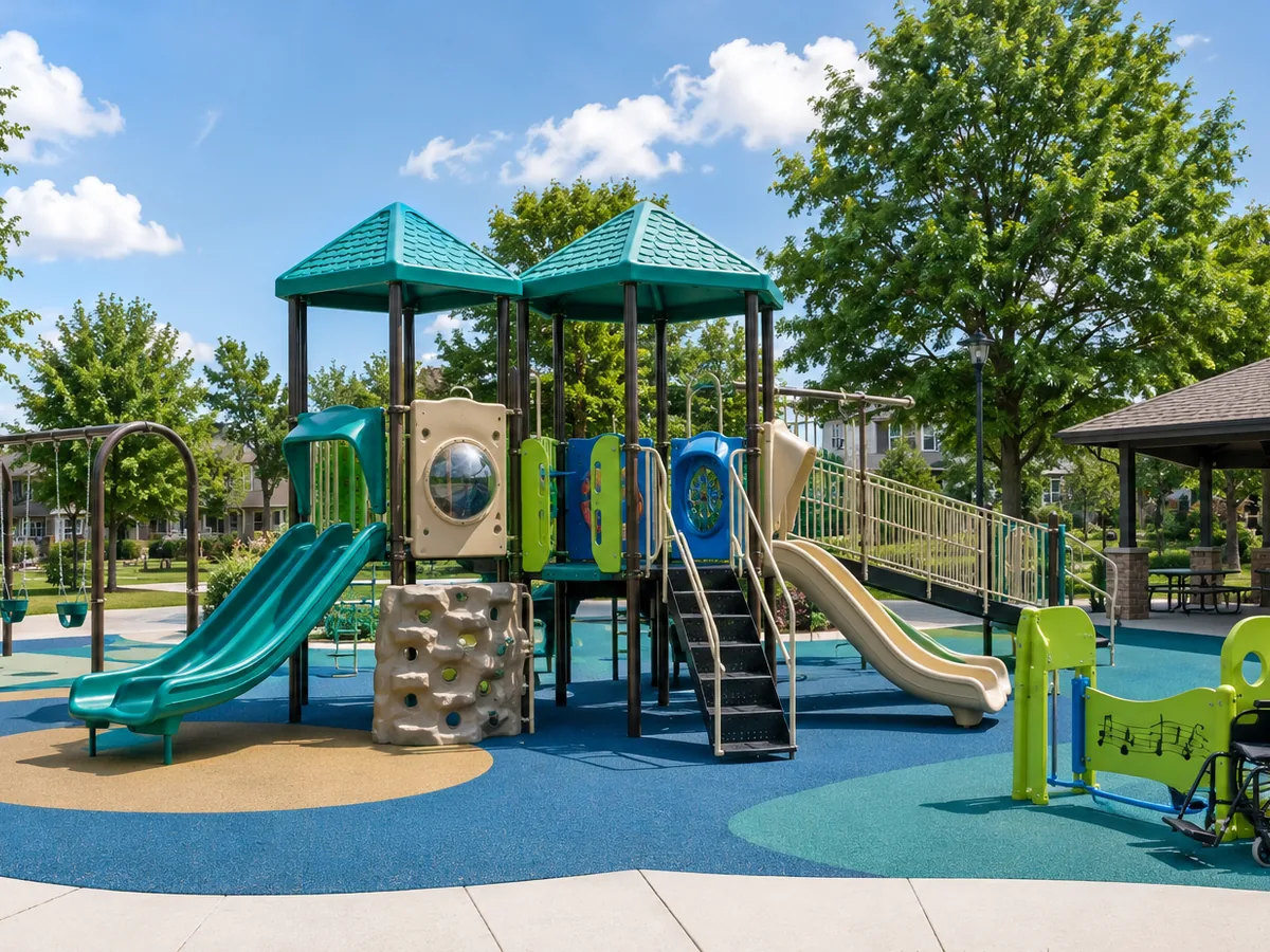 Community Playground Factory Support factory support for community playground equipment with product list materials packing and shipment records